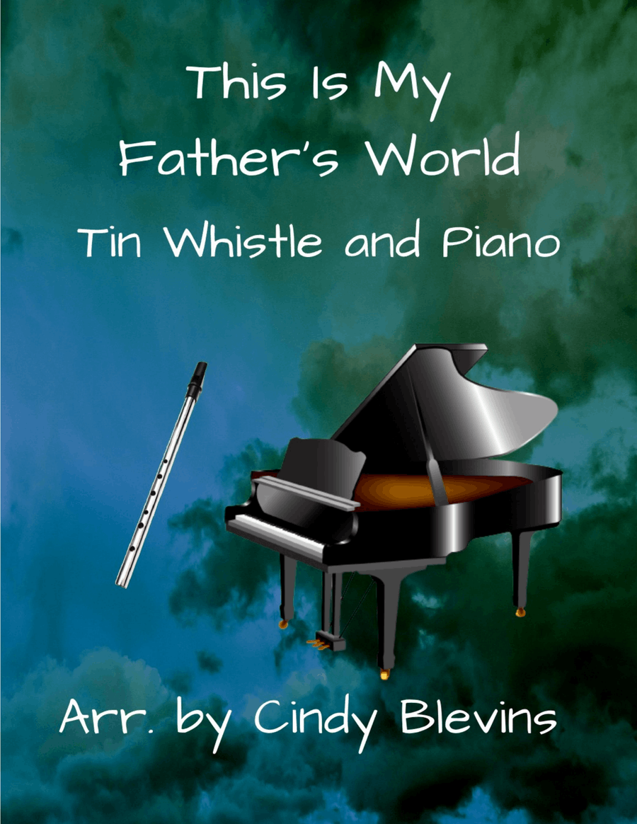 This Is My Father's World, Piano and Tin Whistle (D) Piano scores gallery preview page 1
