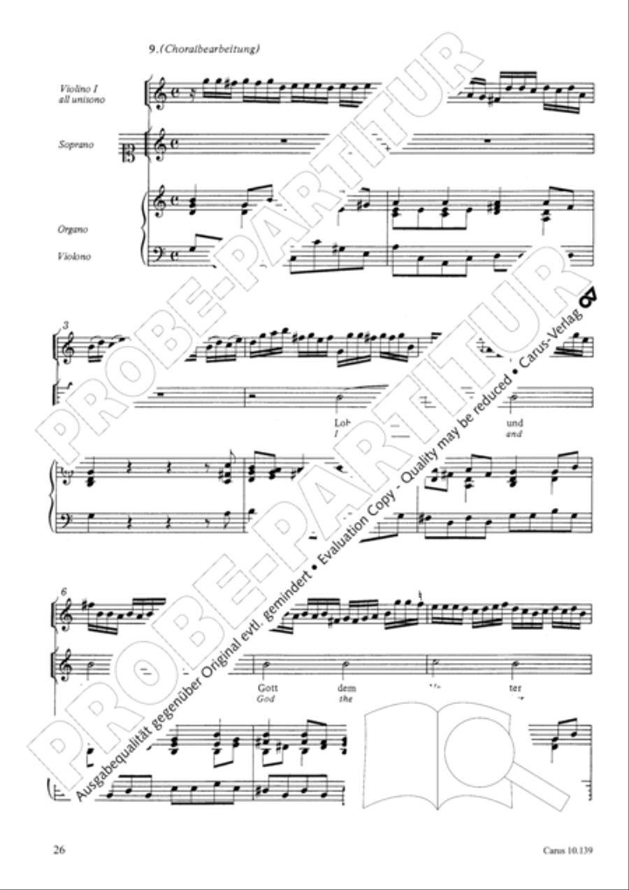 All my spirit exalts my Saviour (Meine Seele erhebt den Herren) Flute scores gallery preview page 27