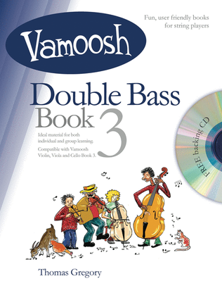 Book cover for Vamoosh Double Bass Book 3