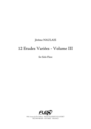 12 Etudes Variees - Volume III