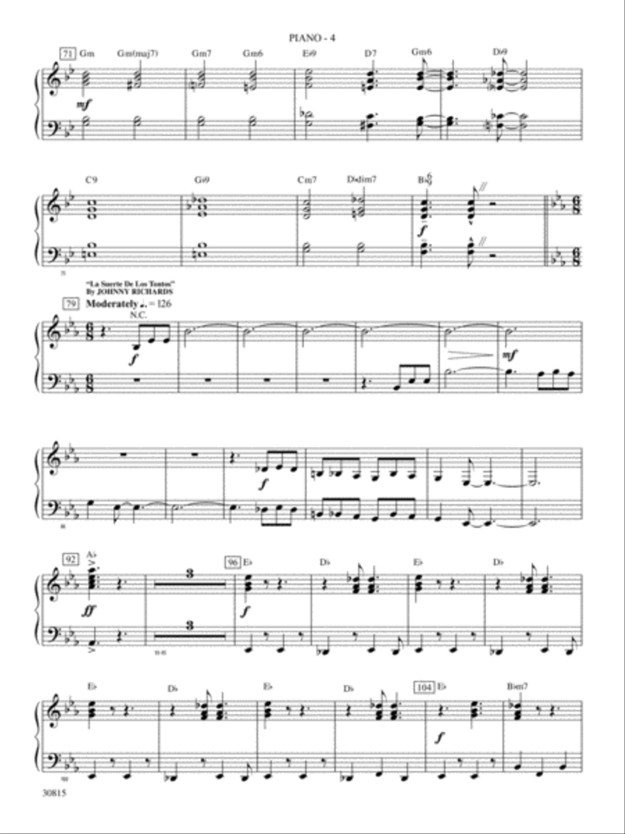 Jazz It Up!: Piano Accompaniment Concert Band scores gallery preview page 4