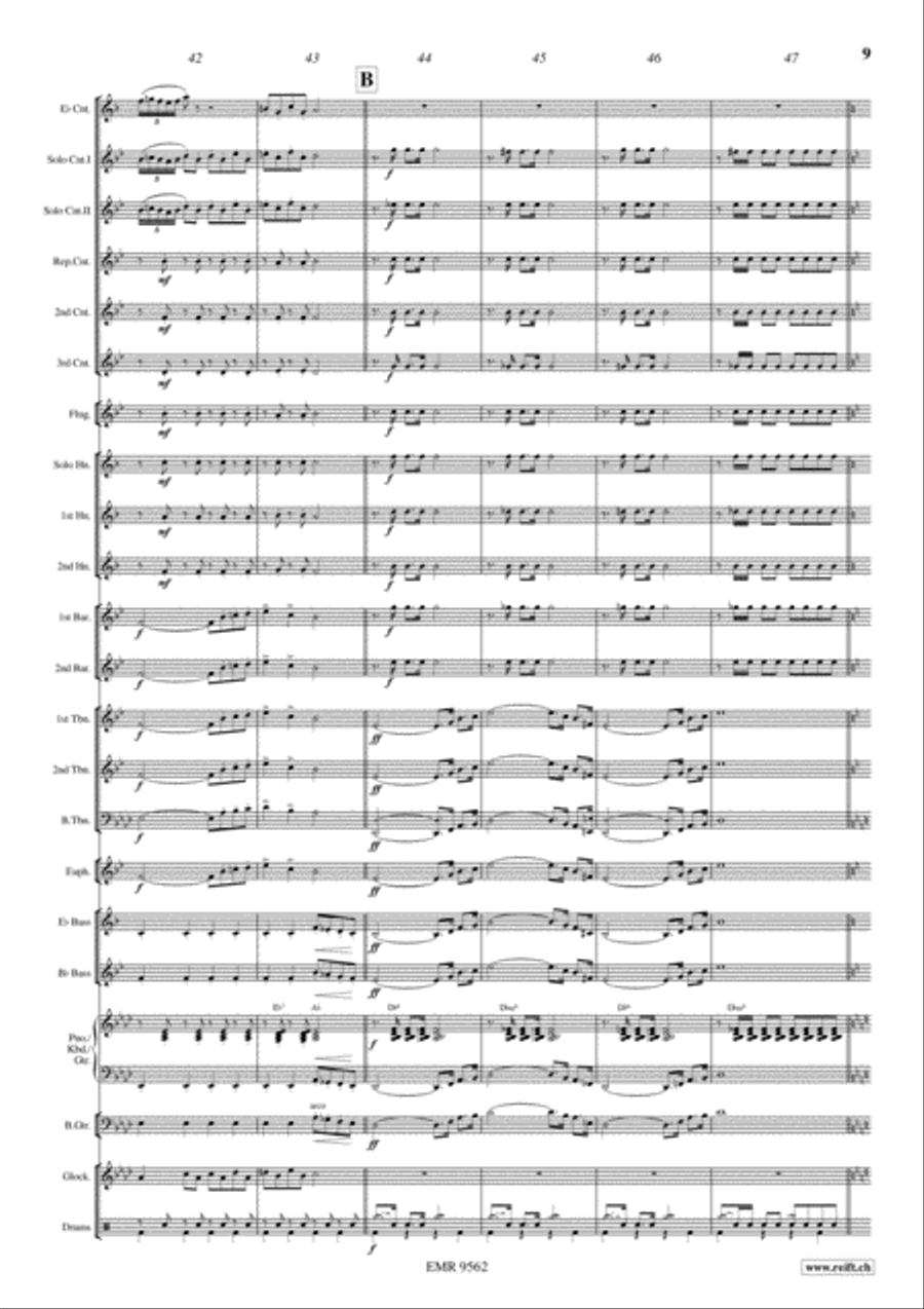 Giulietta Degli Spiriti Brass Band scores gallery preview page 10