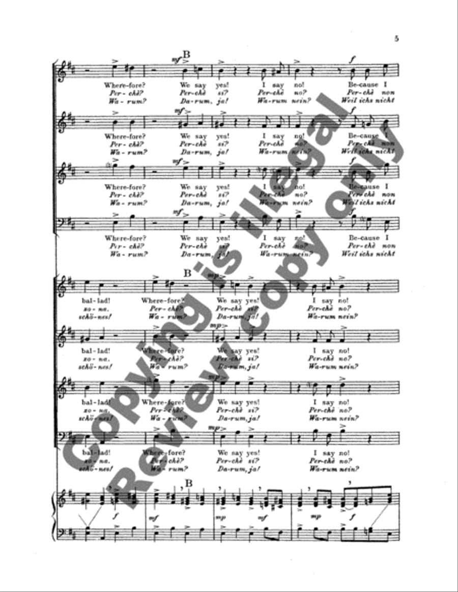 Echo-Song 4-Part scores gallery preview page 7