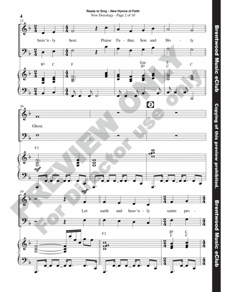 Ready to Sing New Hymns of Faith (Choral Book) image number null