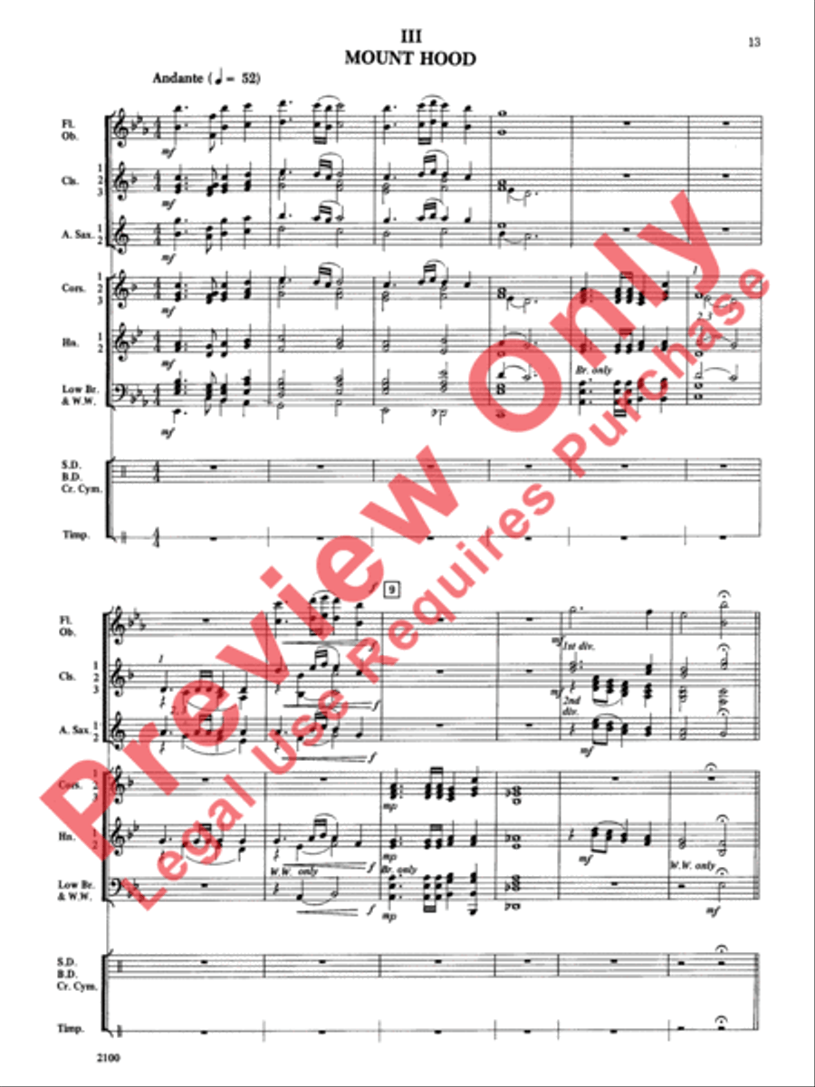 Northwest Suite Northwest Suite Concert Band scores gallery preview page 14