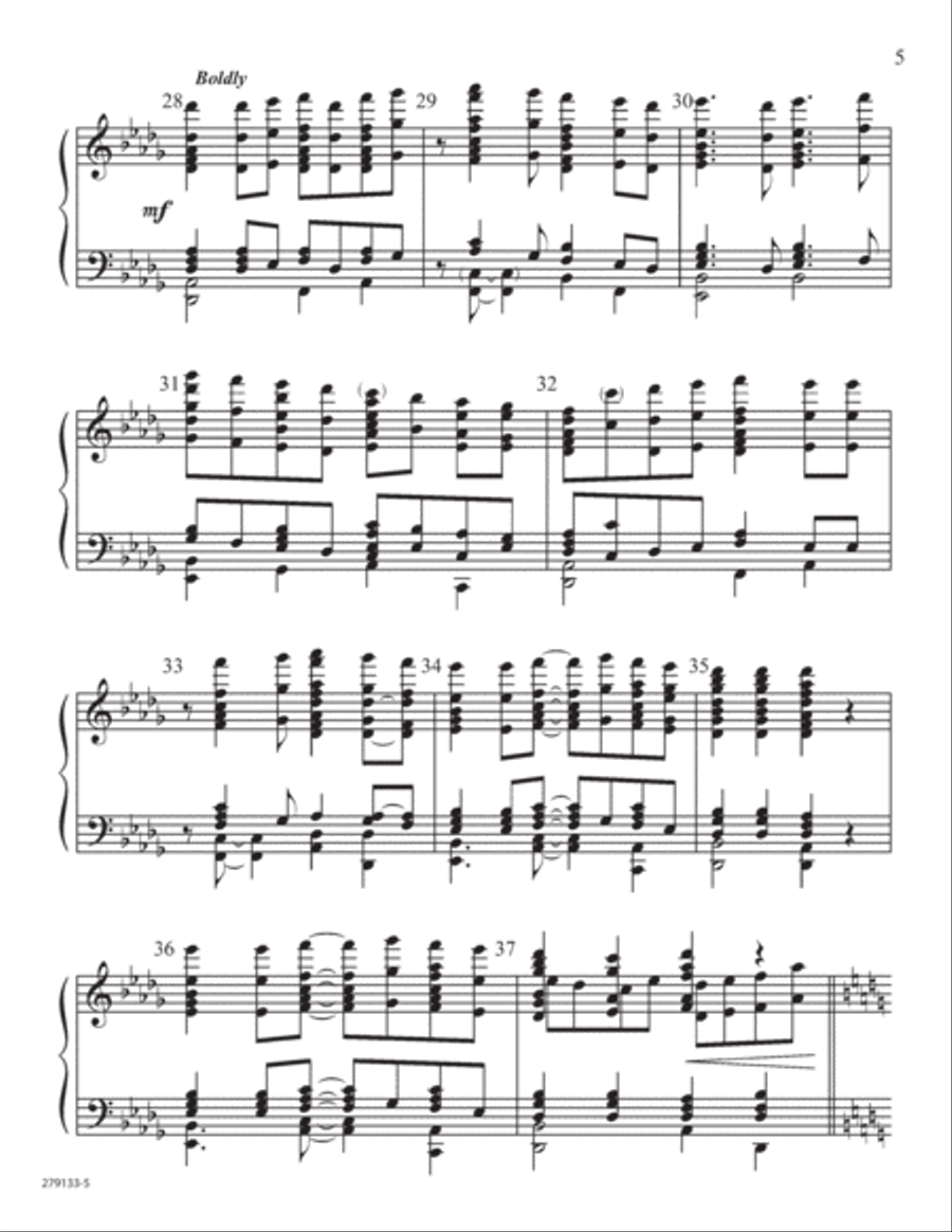 Simple Gifts 5-Octaves scores gallery preview page 5