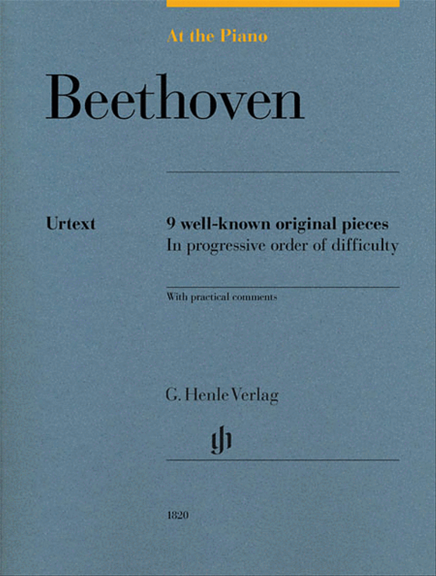 Book cover for Beethoven: At the Piano