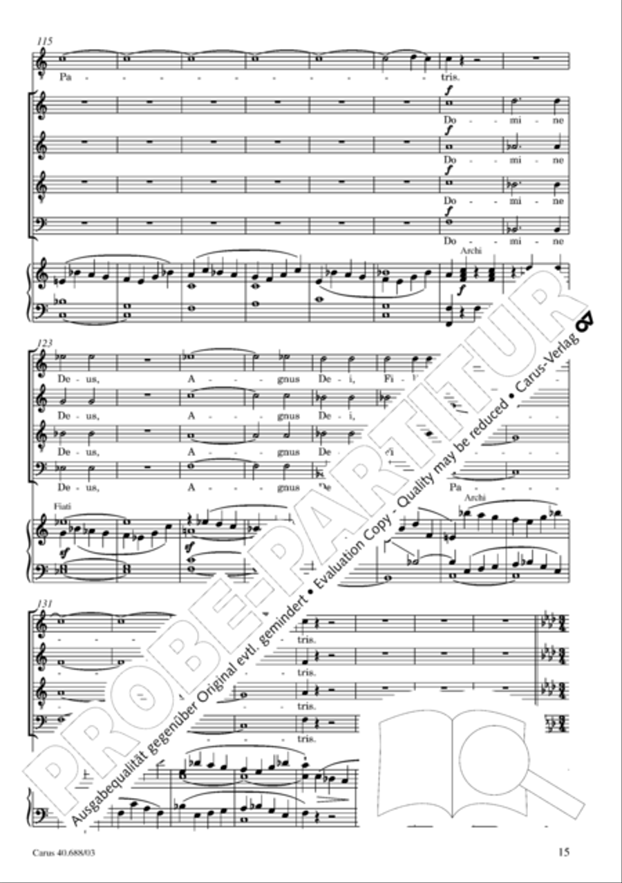 Mass in C Major Mass in C Major 4-Part scores gallery preview page 16