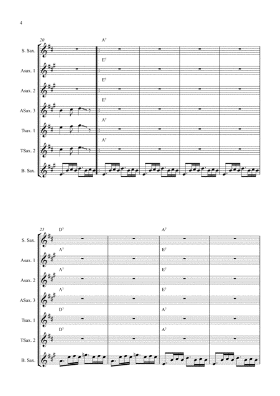 All Blues Woodwind Quintet scores gallery preview page 4