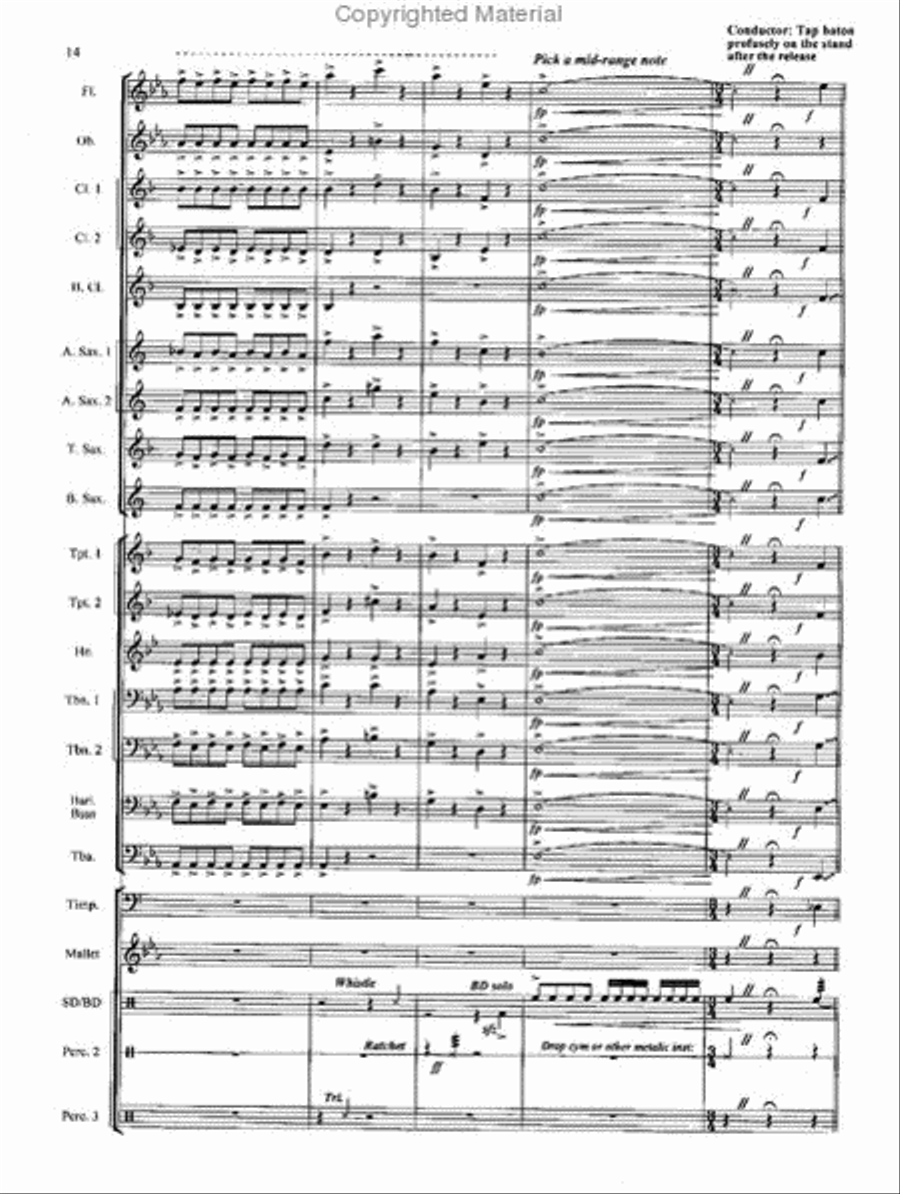 A Crazy, Mixed-Up Christmas Concert Concert Band scores gallery preview page 15
