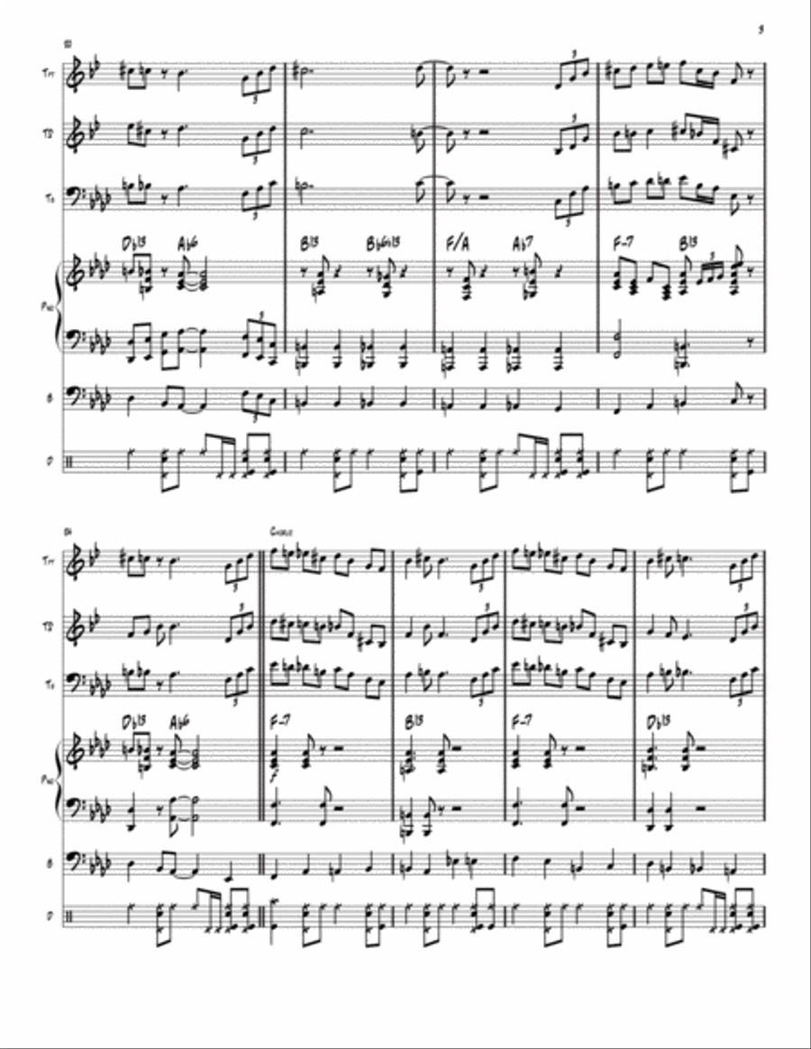 14 - Score and Parts Jazz Ensemble scores gallery preview page 5