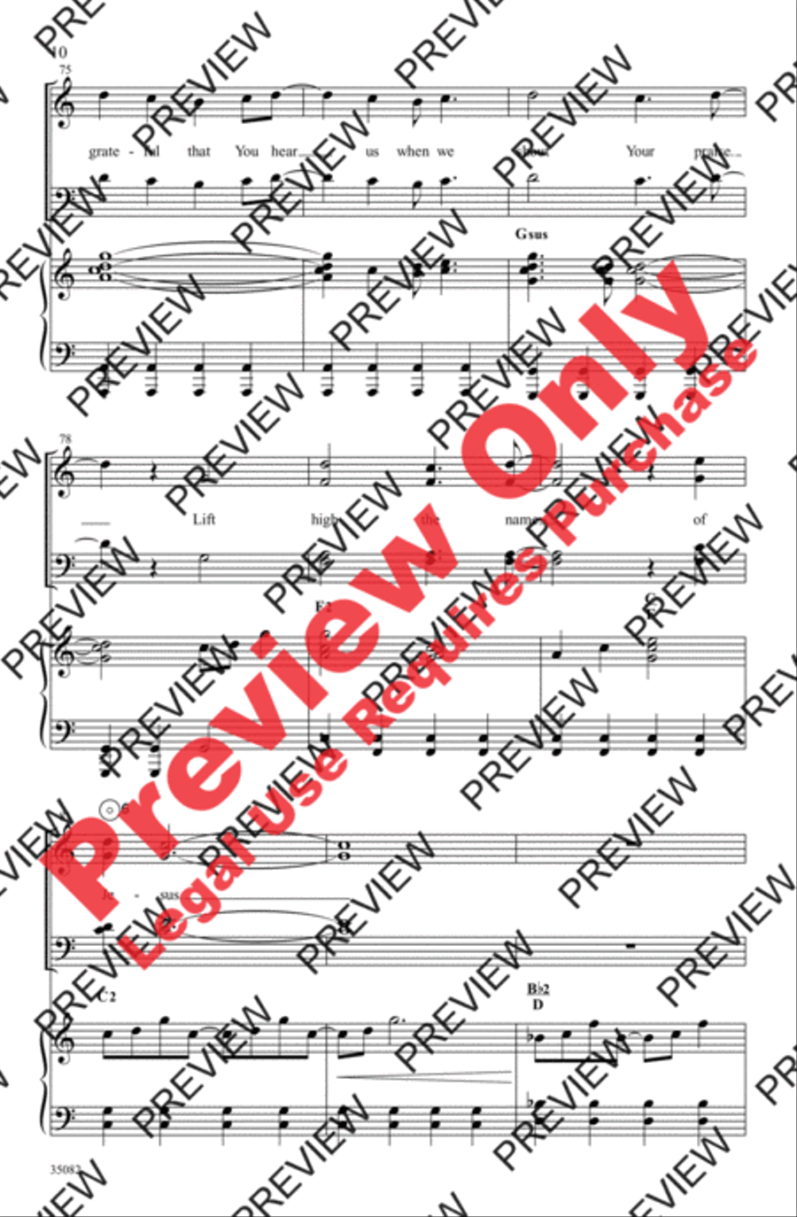 Sing, Sing, Sing Sing, Sing, Sing 4-Part scores gallery preview page 10