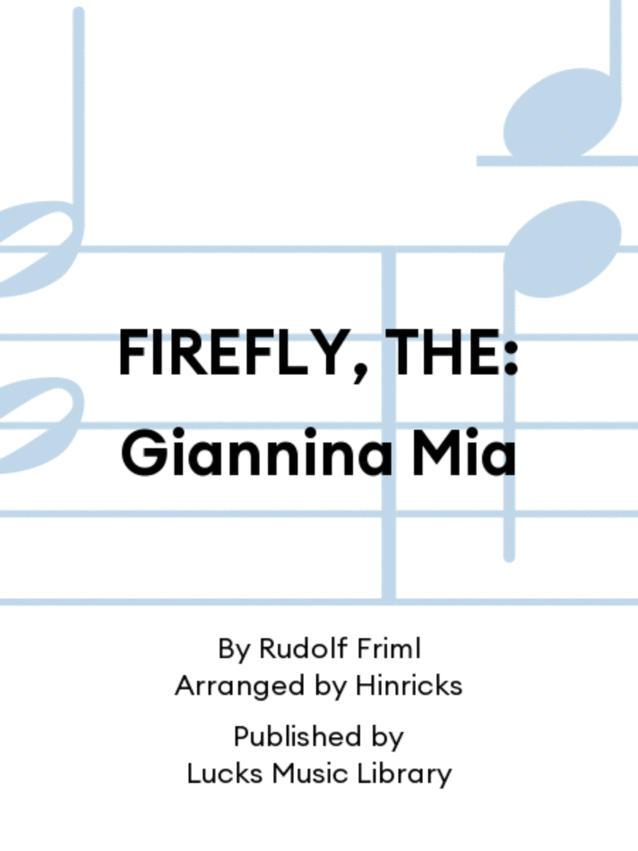 FIREFLY, THE: Giannina Mia Set of Parts scores gallery preview page 1