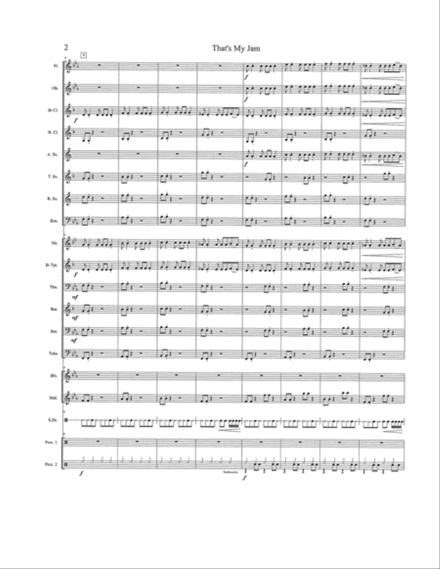 That's My Jam That's My Jam Concert Band scores gallery preview page 2