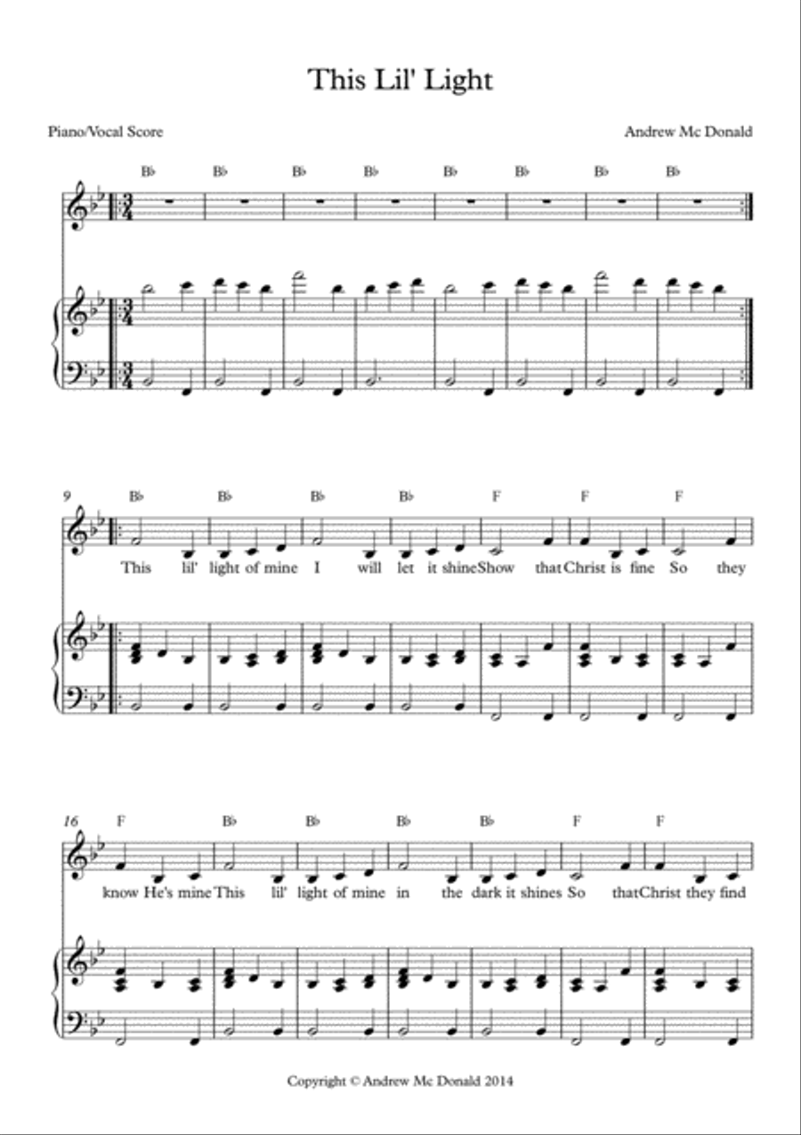 This Lil' Light Voice scores gallery preview page 2