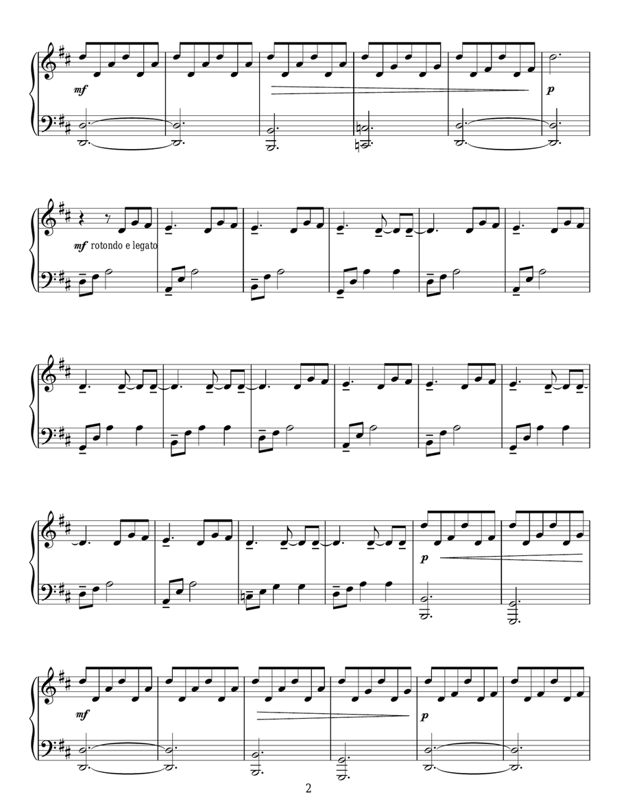 Stella Del Mattino Piano Solo scores gallery preview page 2