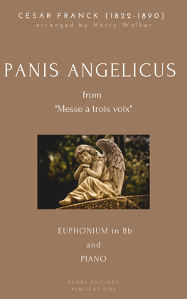 Book cover for César Franck: Panis Angelicus (for Euphonium in Bb and Organ/Piano)