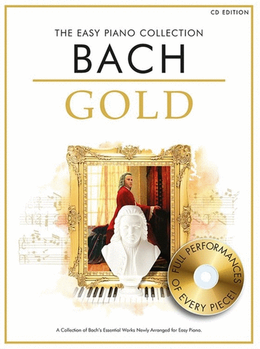 Easy Piano Collection Bach Gold Book/CD