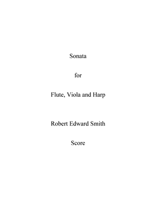 Sonata for Flute, Viola, and Harp