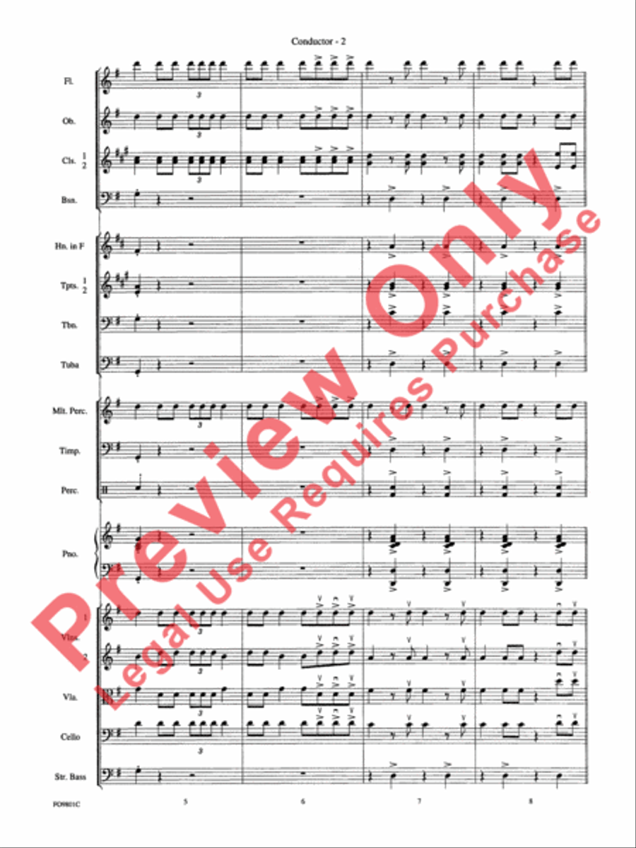 (We're Gonna) Rock Around the Clock Full Orchestra scores gallery preview page 4