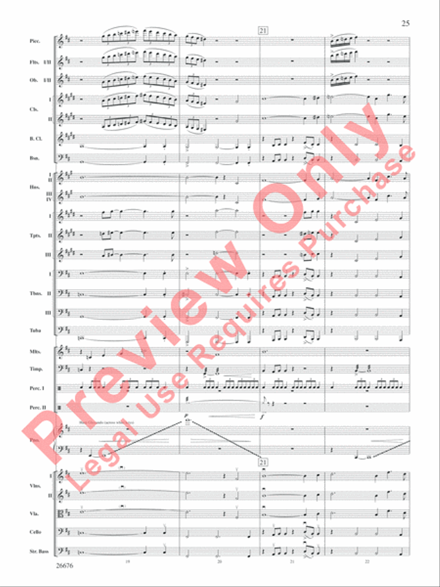 Star Wars Epic -- Part I, Suite from the Full Orchestra scores gallery preview page 26