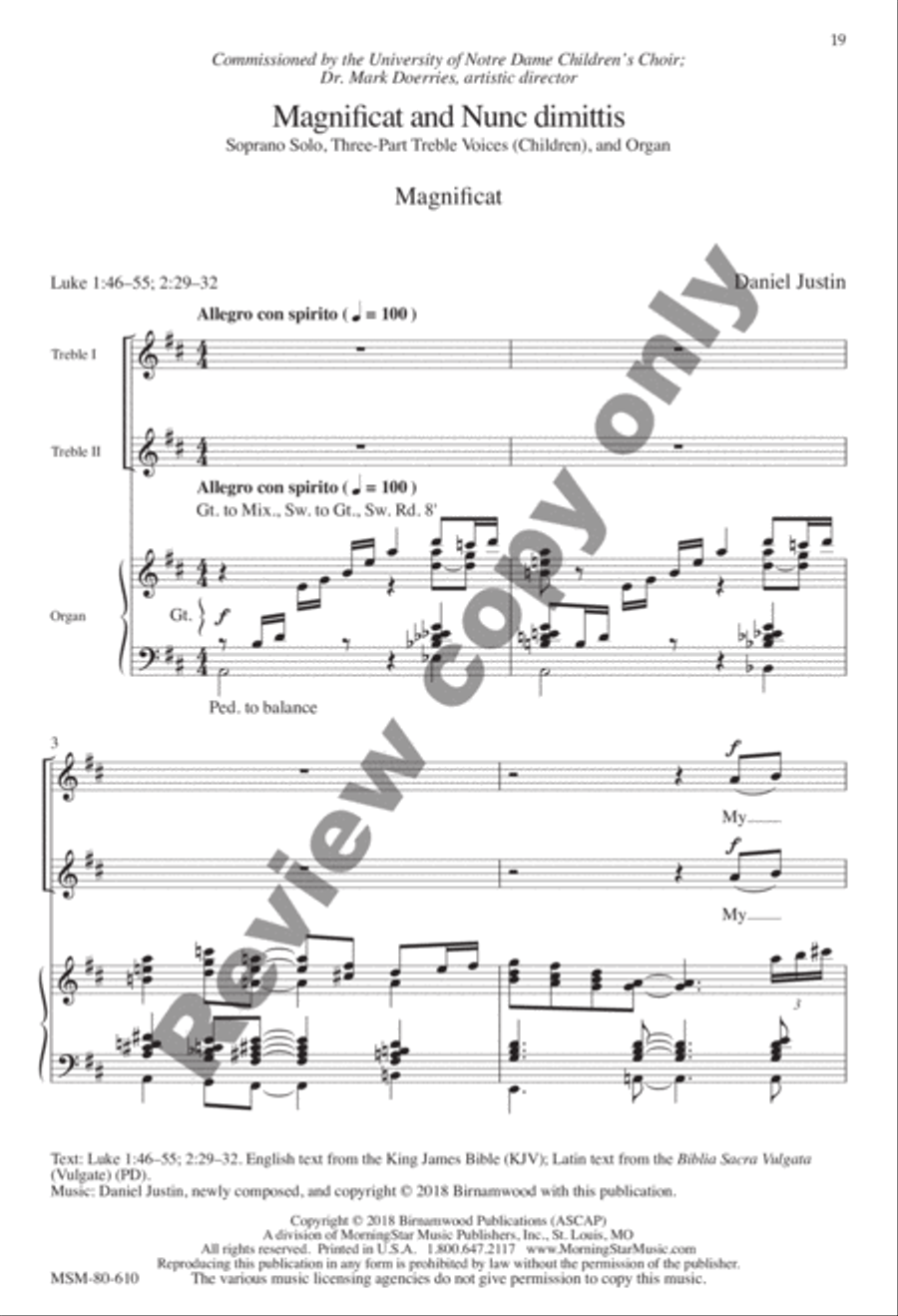 Evensong Unison Choir scores gallery preview page 52