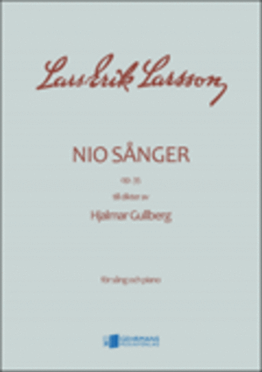 Nio sanger Voice Solo scores gallery preview page 1