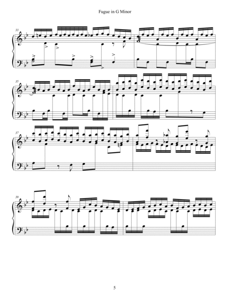 Fugue in G Minor image number null