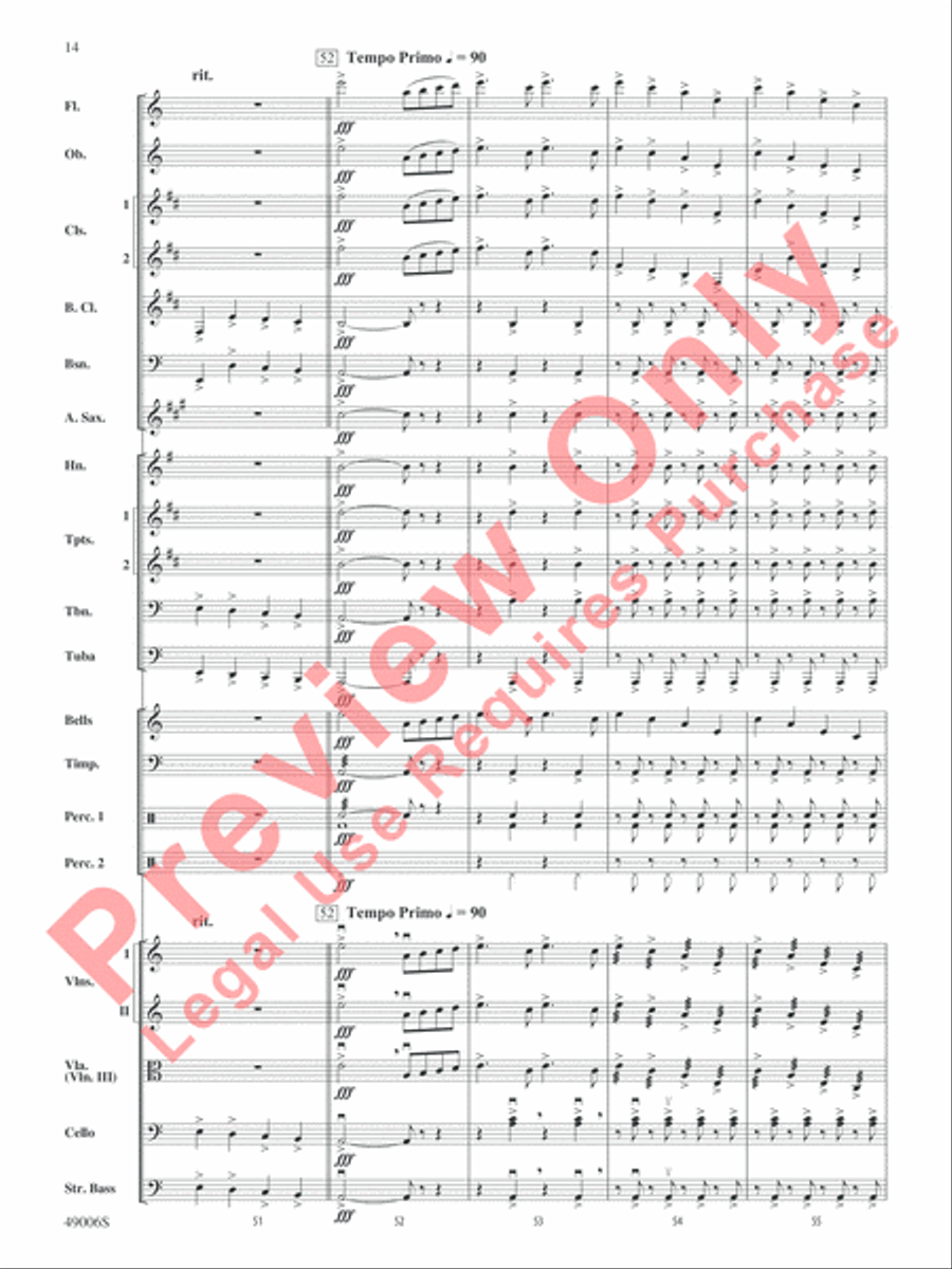 Swan Lake Full Orchestra scores gallery preview page 15