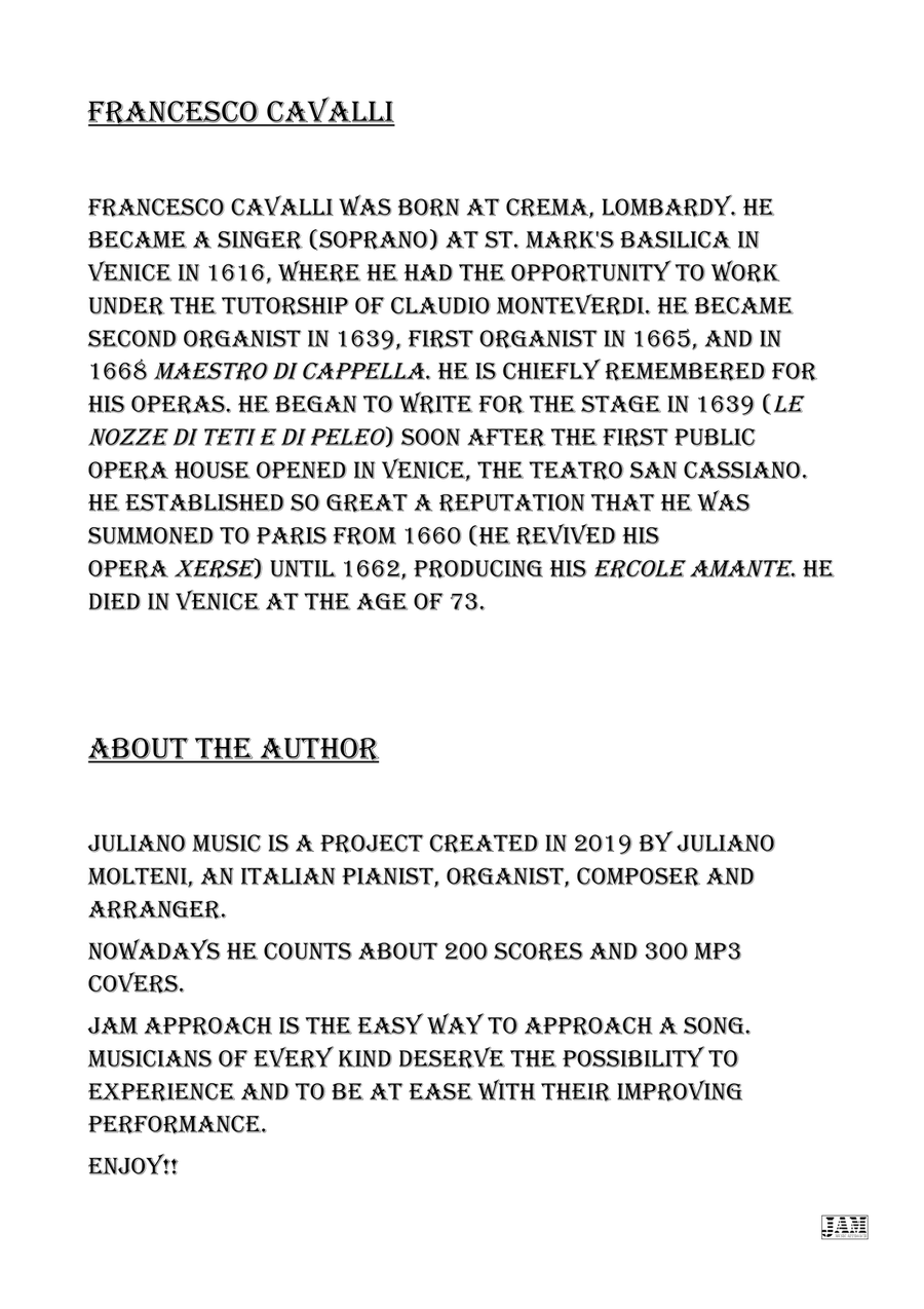 THE BEST OF FRANCESCO CAVALLI ARIAS - COMPLETE COLLECTION (PIANO REDUCTION WITH LYRICS) Voice Solo scores gallery preview page 3
