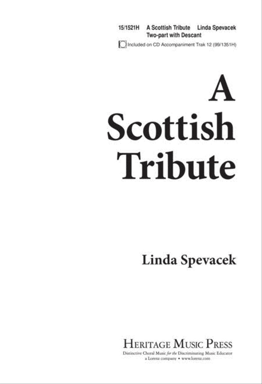 A Scottish Tribute A Scottish Tribute 2-Part scores gallery preview page 1