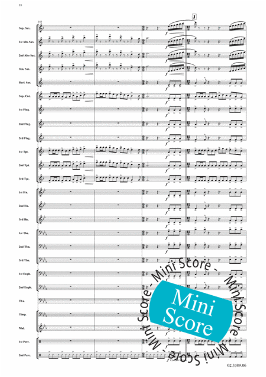 Moby Dick Fanfare Band scores gallery preview page 22