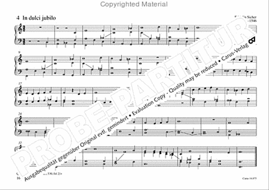 Freiburger Orgelbuch: Stammteil Organ Solo scores gallery preview page 17