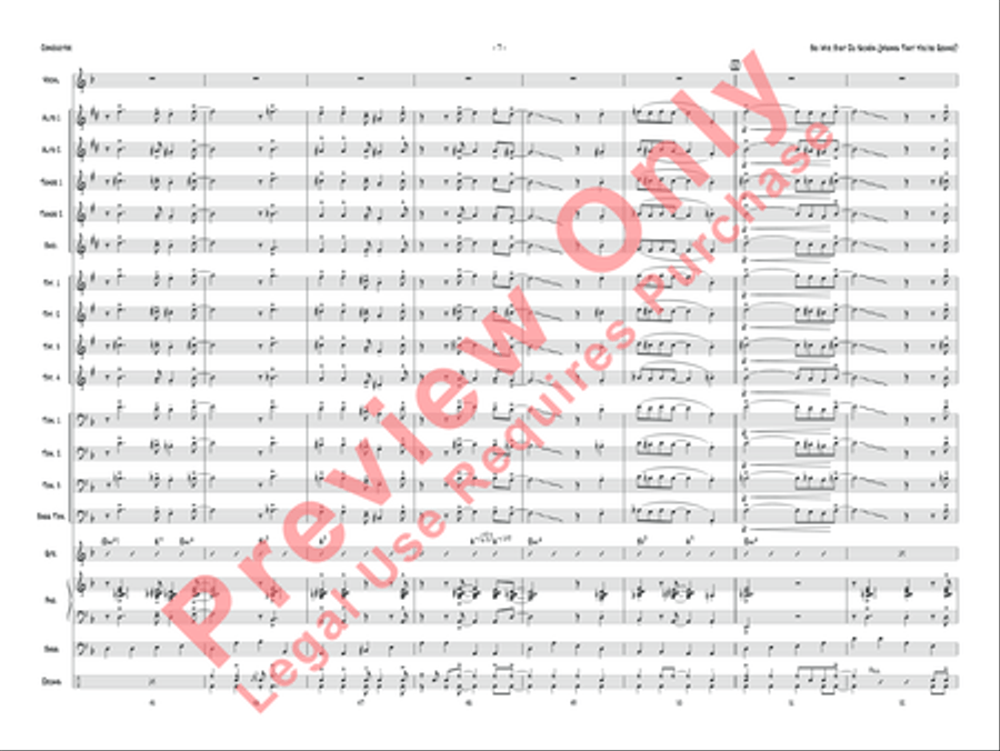 Bei Mir Bist Du Schon (Means That You're Grand) Jazz Ensemble scores gallery preview page 8