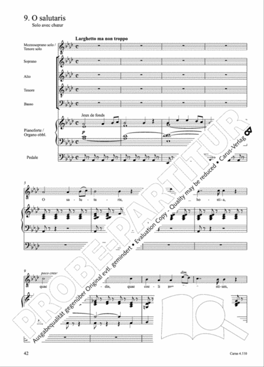 20 Latin Motets (Chants sacres latin/ 20 latein. Motetten) 4-Part scores gallery preview page 43