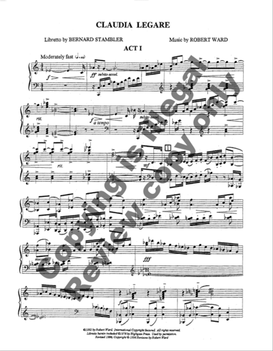 Claudia Legare Choir scores gallery preview page 6