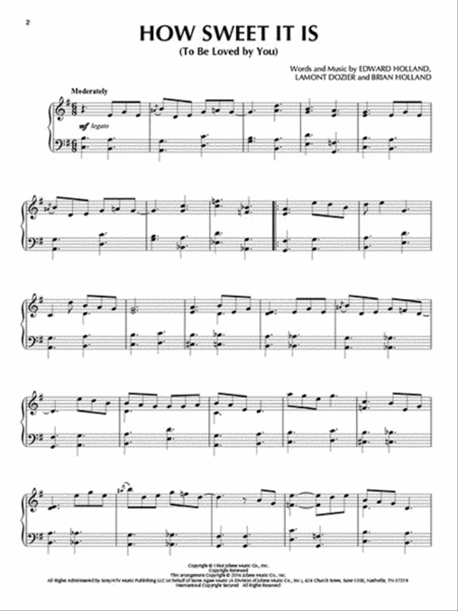 Motown - All Jazzed Up! Piano Solo scores gallery preview page 3