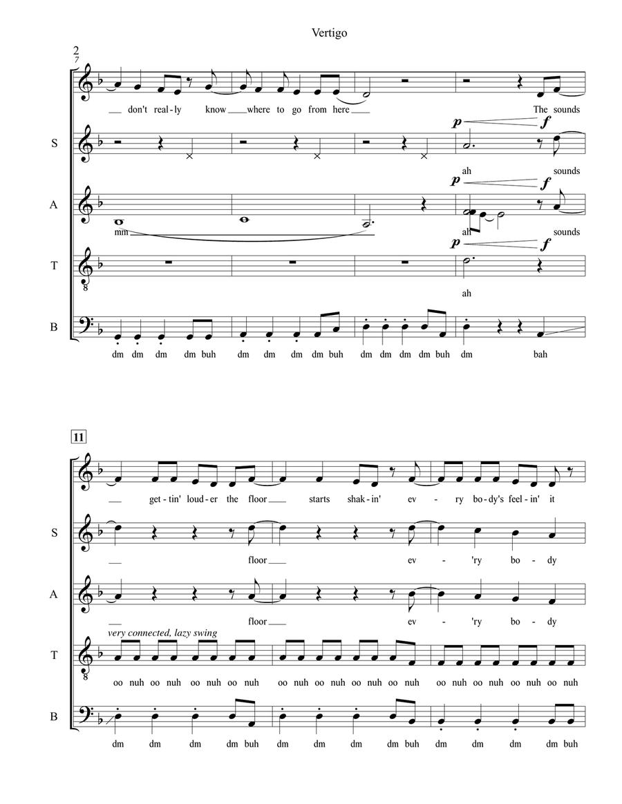 Vertigo 4-Part scores gallery preview page 2