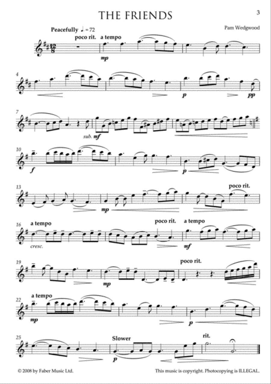 After Hours for Oboe and Piano Piano Accompaniment scores gallery preview page 6