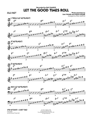 Let the Good Times Roll - Solo Sheet