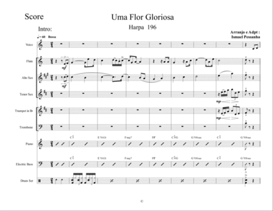 Flor Gloriosa Jazz Ensemble scores gallery preview page 1