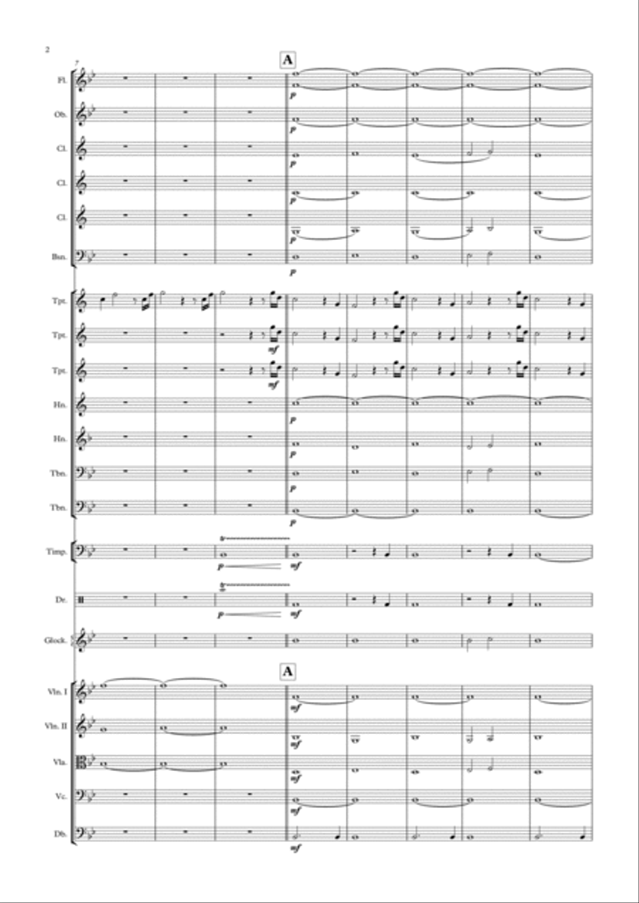 Infinite Voyage for small orchestra Chamber Orchestra scores gallery preview page 2