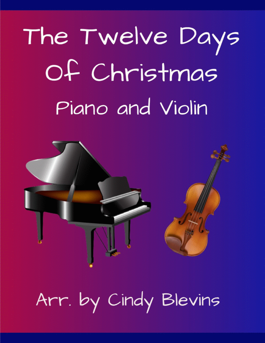The Twelve Days Of Christmas, for Piano and Violin image number null