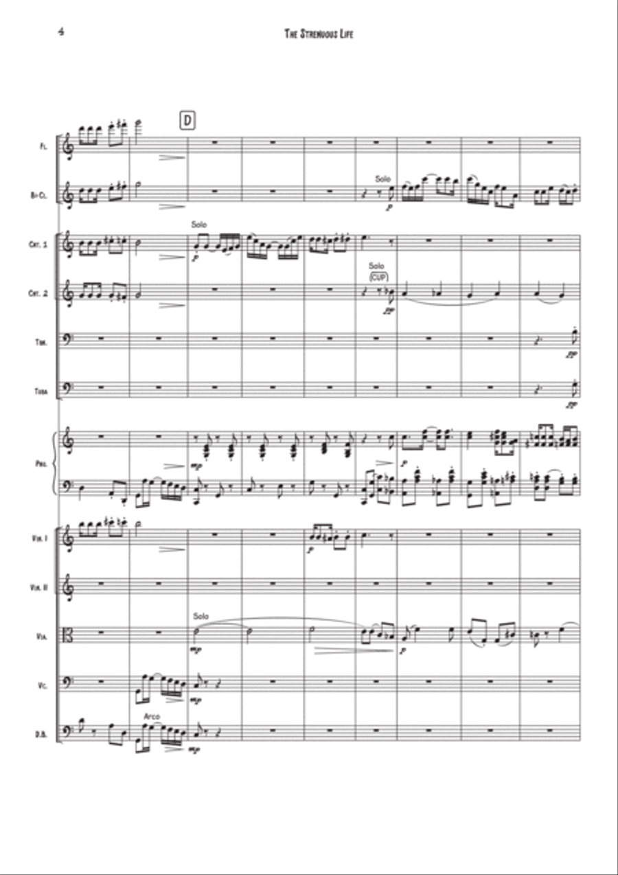 The Strenuous Life The Strenuous Life Clarinet scores gallery preview page 6
