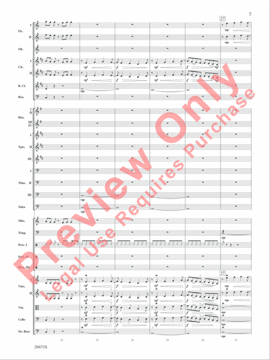 The Story of Mumble Happy Feet Full Orchestra scores gallery preview page 8