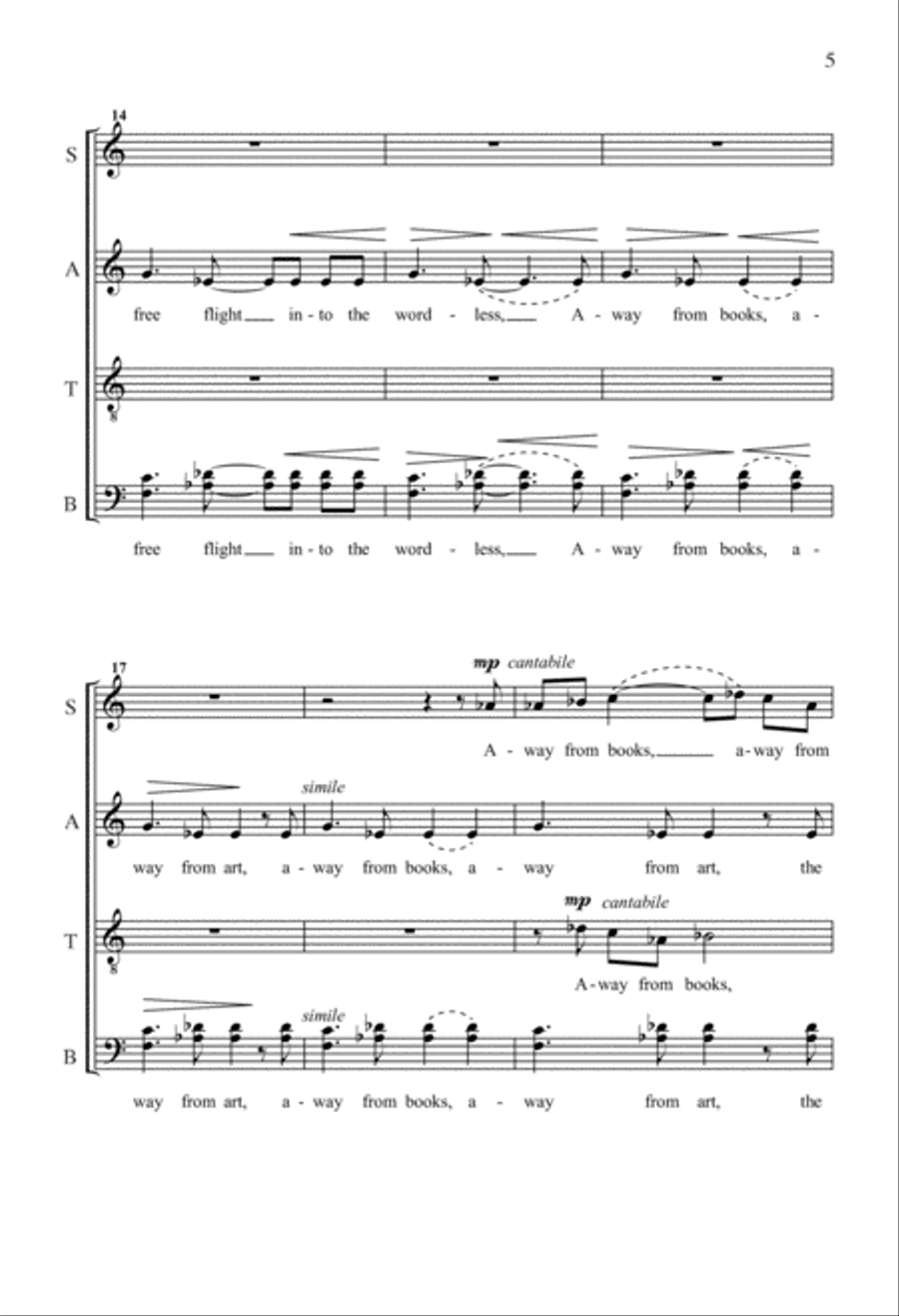 A Clear Midnight 4-Part scores gallery preview page 3