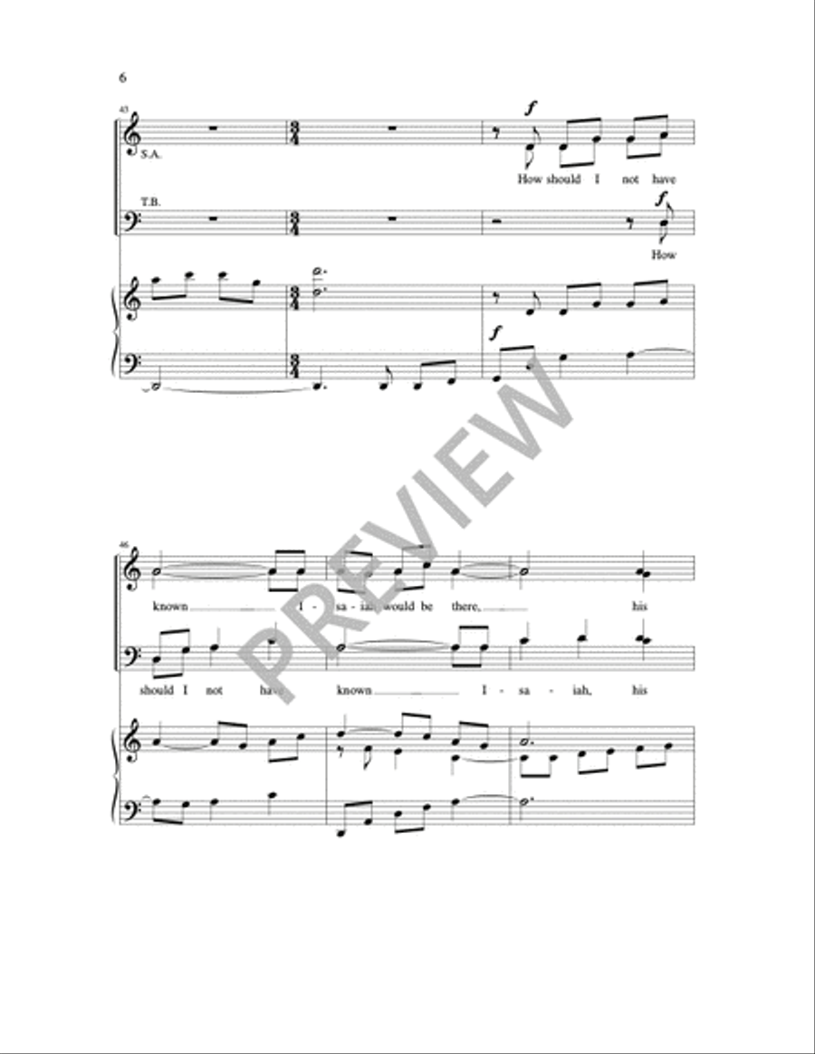 Where Shepherds Lately Knelt 4-Part scores gallery preview page 7