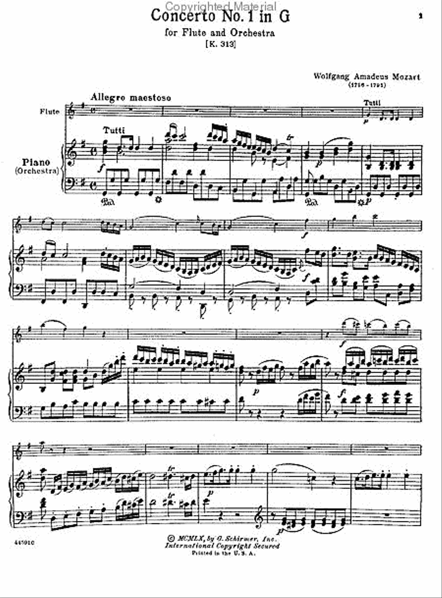Schirmer Library of Classics Volume 1802 Flute Solo scores gallery preview page 2