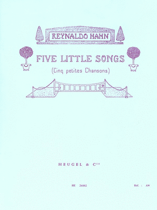 Book cover for Five Little Songs (voice And Piano)