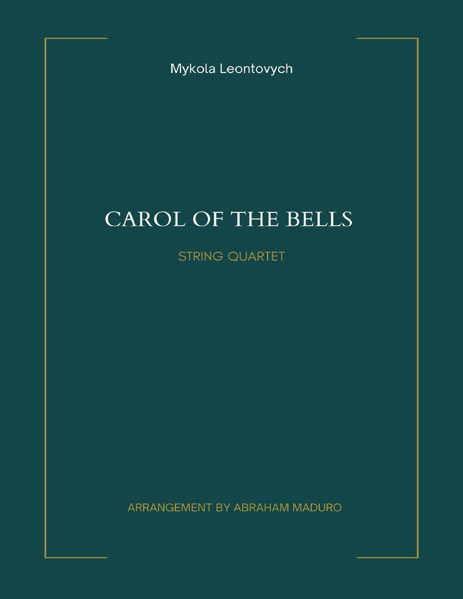 Carol of the Bells String Quartet String Quartet scores gallery preview page 1